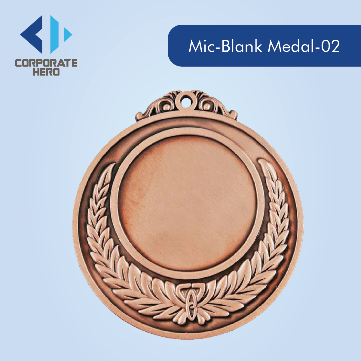 Gold Silver Copper Blank Medal Custom Personalized