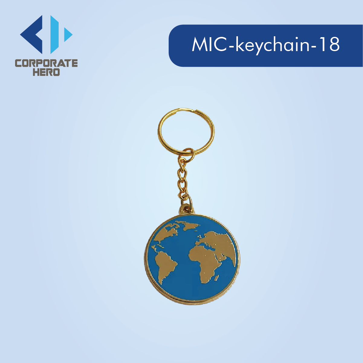 Small Round Brass Metal Keychain Custom Personalized