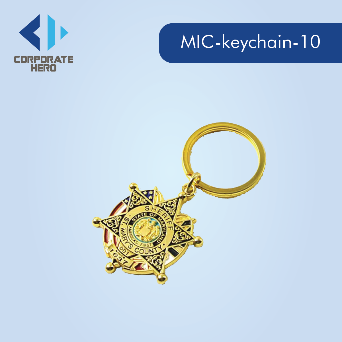 2021 Gold Metal Keychain Custom Personalized