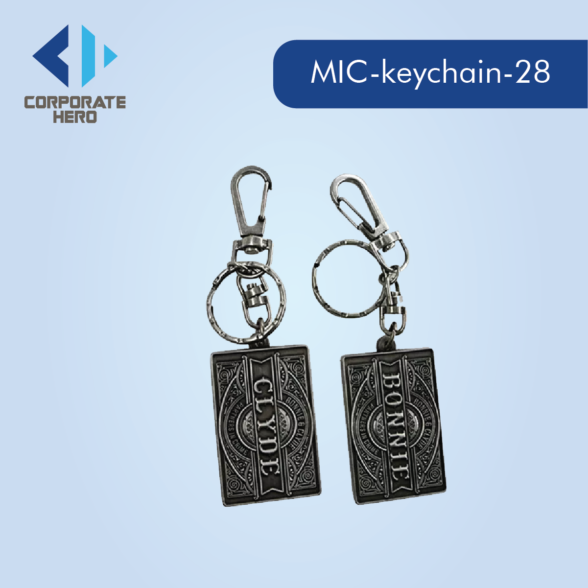 Silver Keychain for Men Custom Personalized