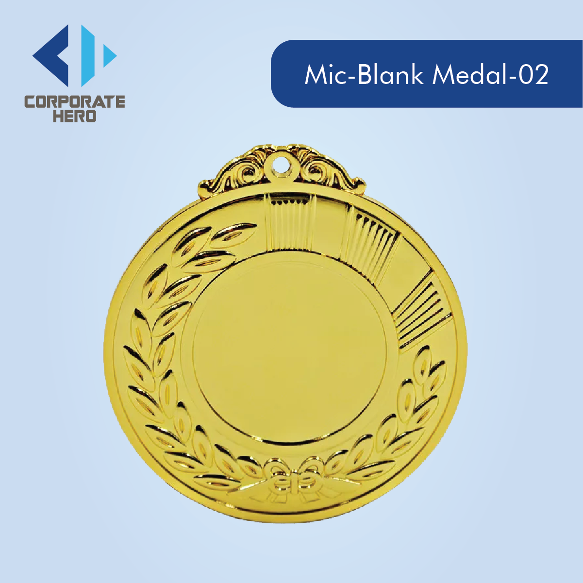 Gold Silver Copper Blank Medal Custom Personalized