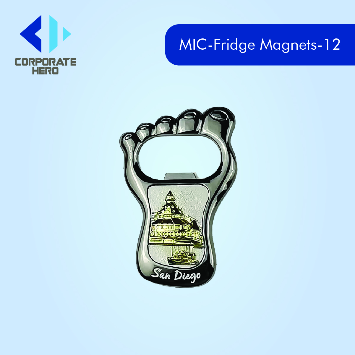 Magnetic Design Bottle Opener Fridge Magnet Custom Personalized