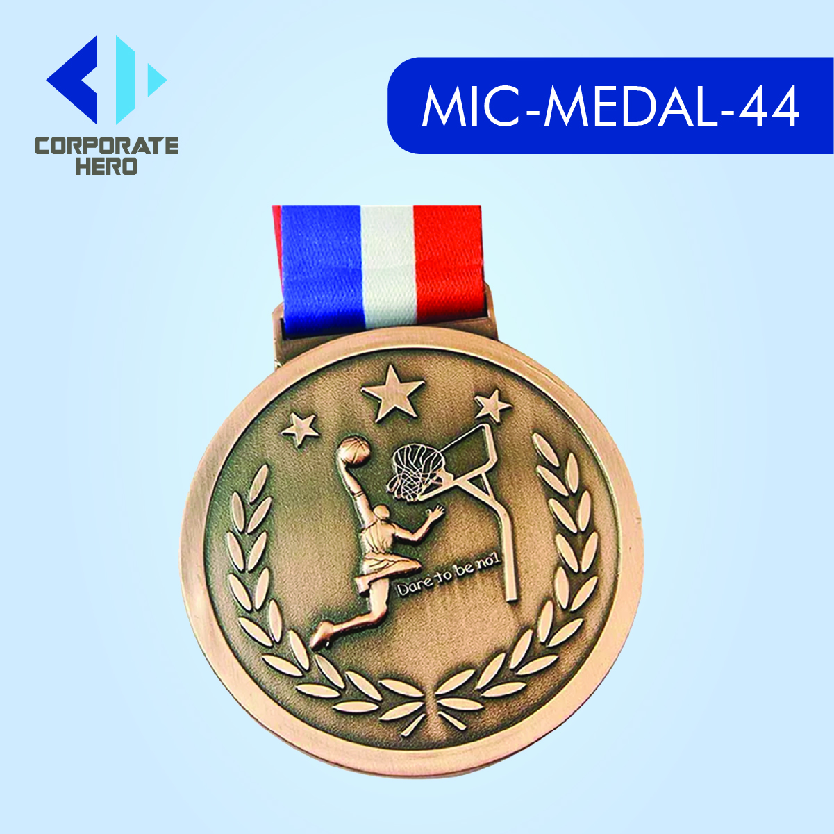 Metal Basketball Sport Medal Custom Personalized
