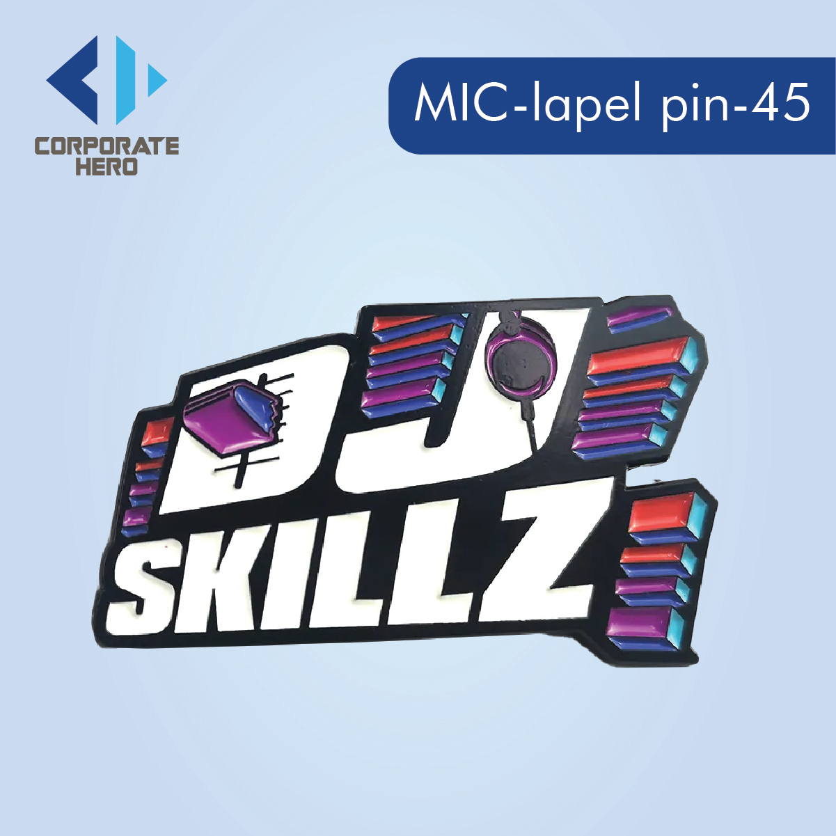 Handmade Manufacture Wholesale Lapel Metal Badge Hard Enamel Pin Custo