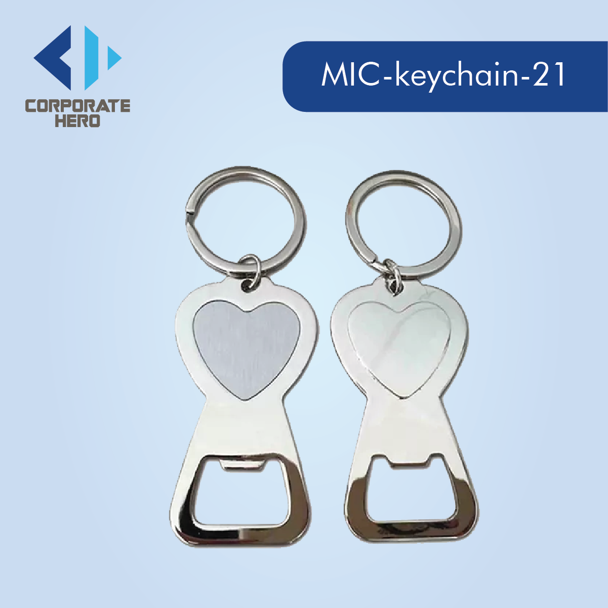 Metal Keychain Bottle Opener Custom Personalized