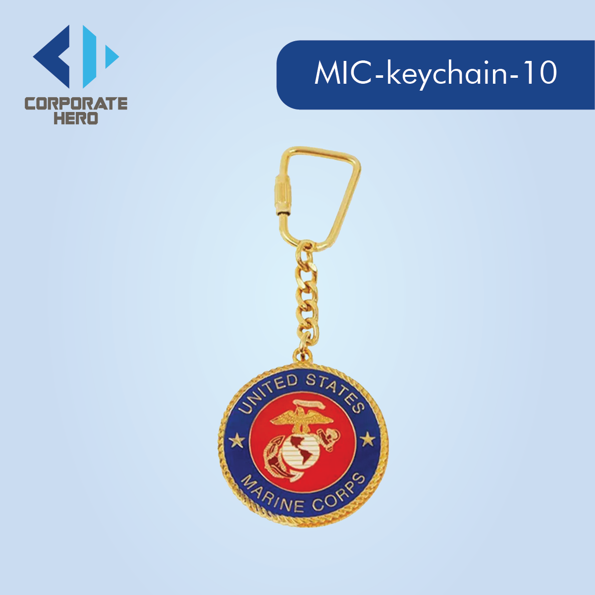 2021 Gold Metal Keychain Custom Personalized