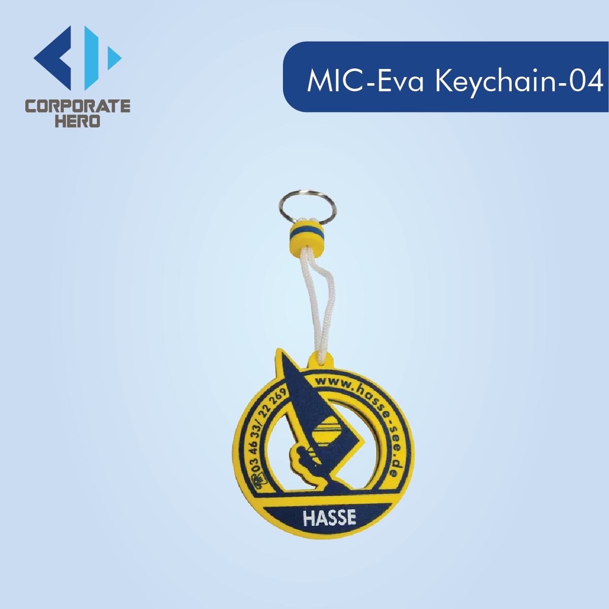 Promotional DIY Charm Eva Keychain Custom Personalized