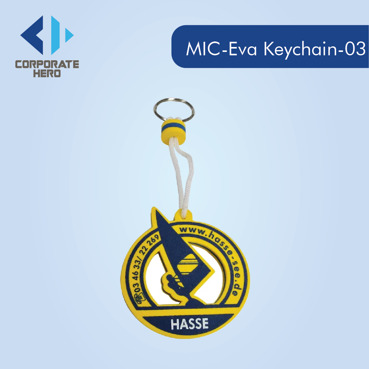 EVA Floating Keychain For Boat Keys Custom Personalized