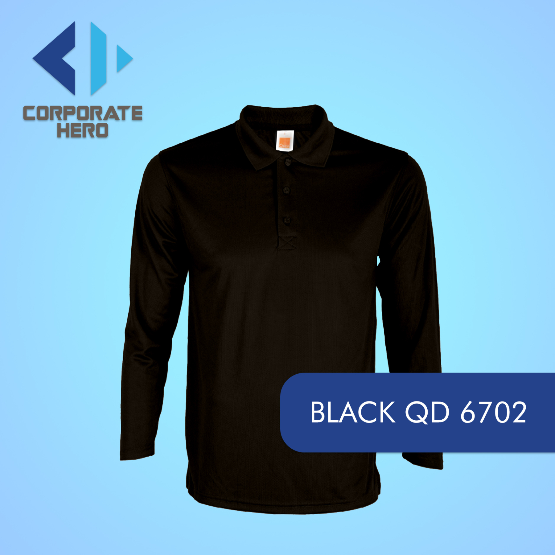 Quick Dry 67 Plain Long Sleeve Polo