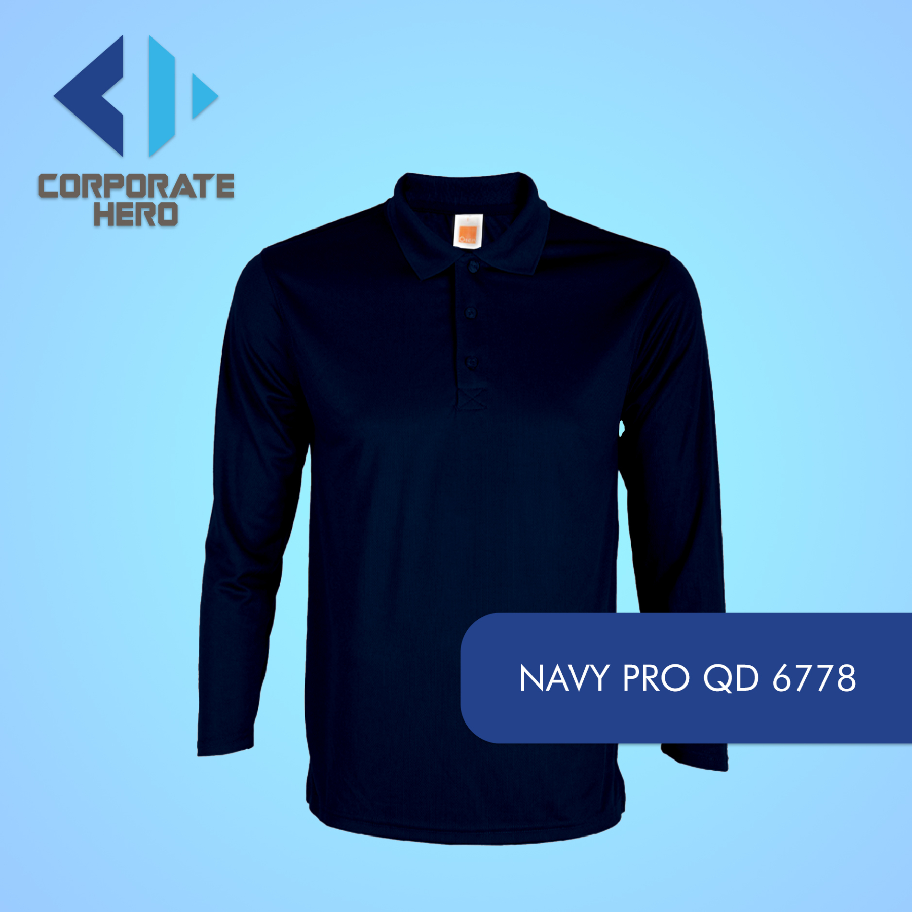 Quick Dry 67 Plain Long Sleeve Polo