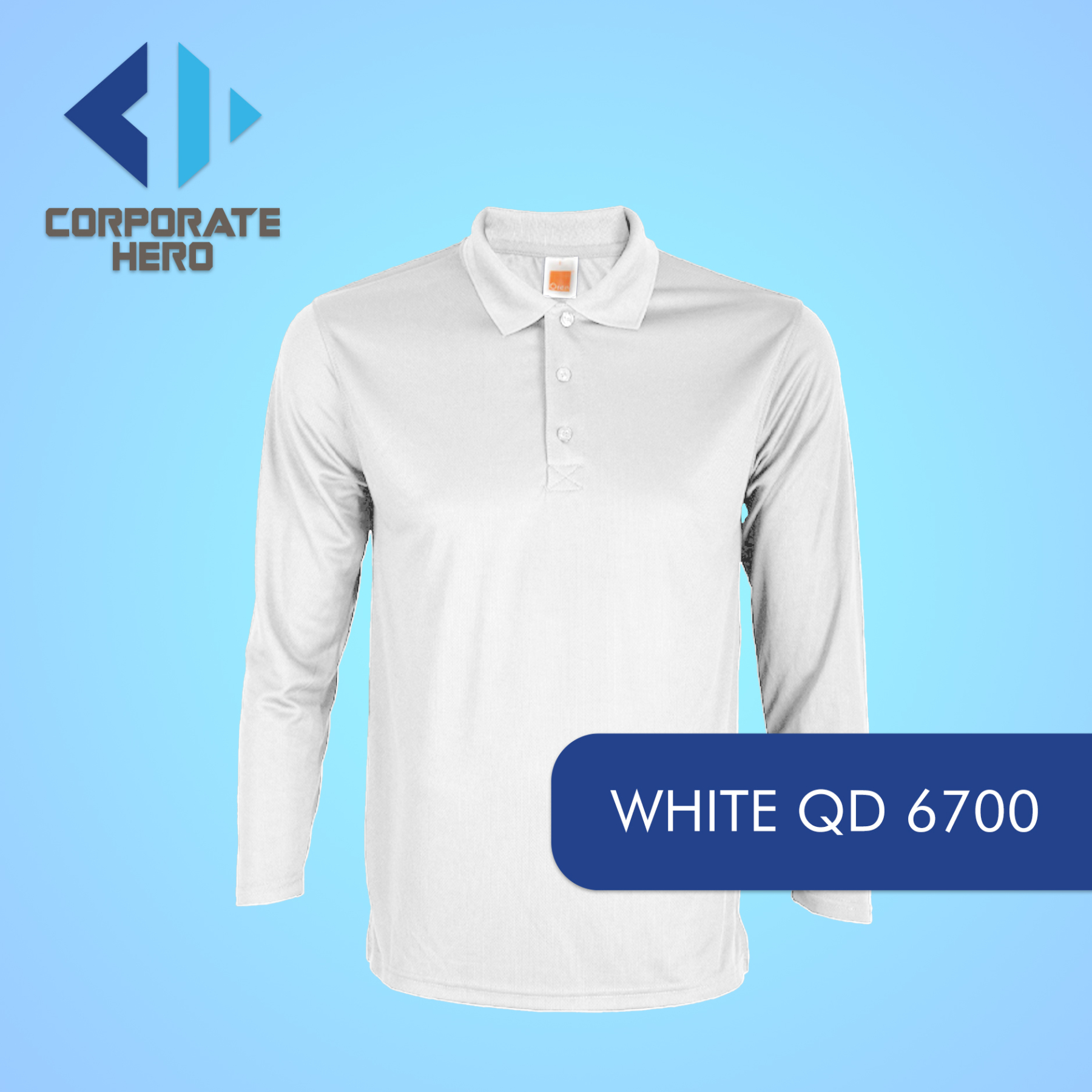 Quick Dry 67 Plain Long Sleeve Polo
