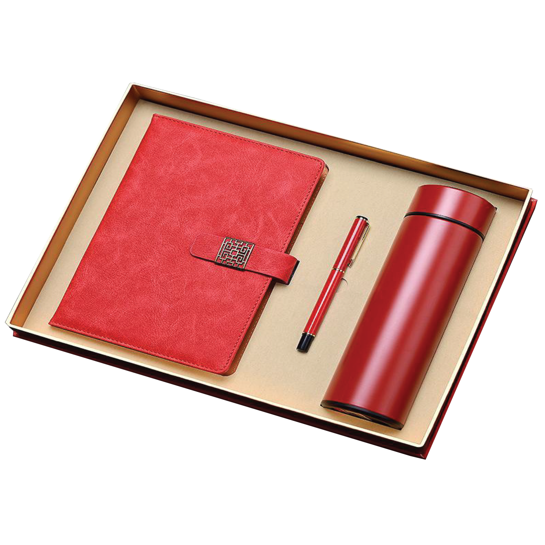 Gift Box 3 in 1 Notebook + Pen + Smart Thermos