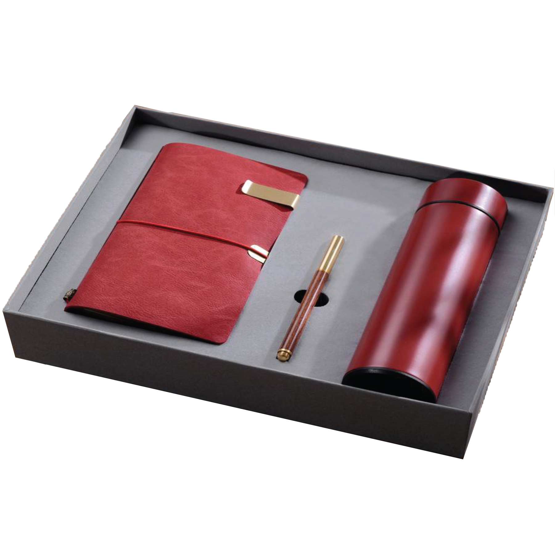 Gift Box 3 in 1 Notebook + Pen + Smart Thermos