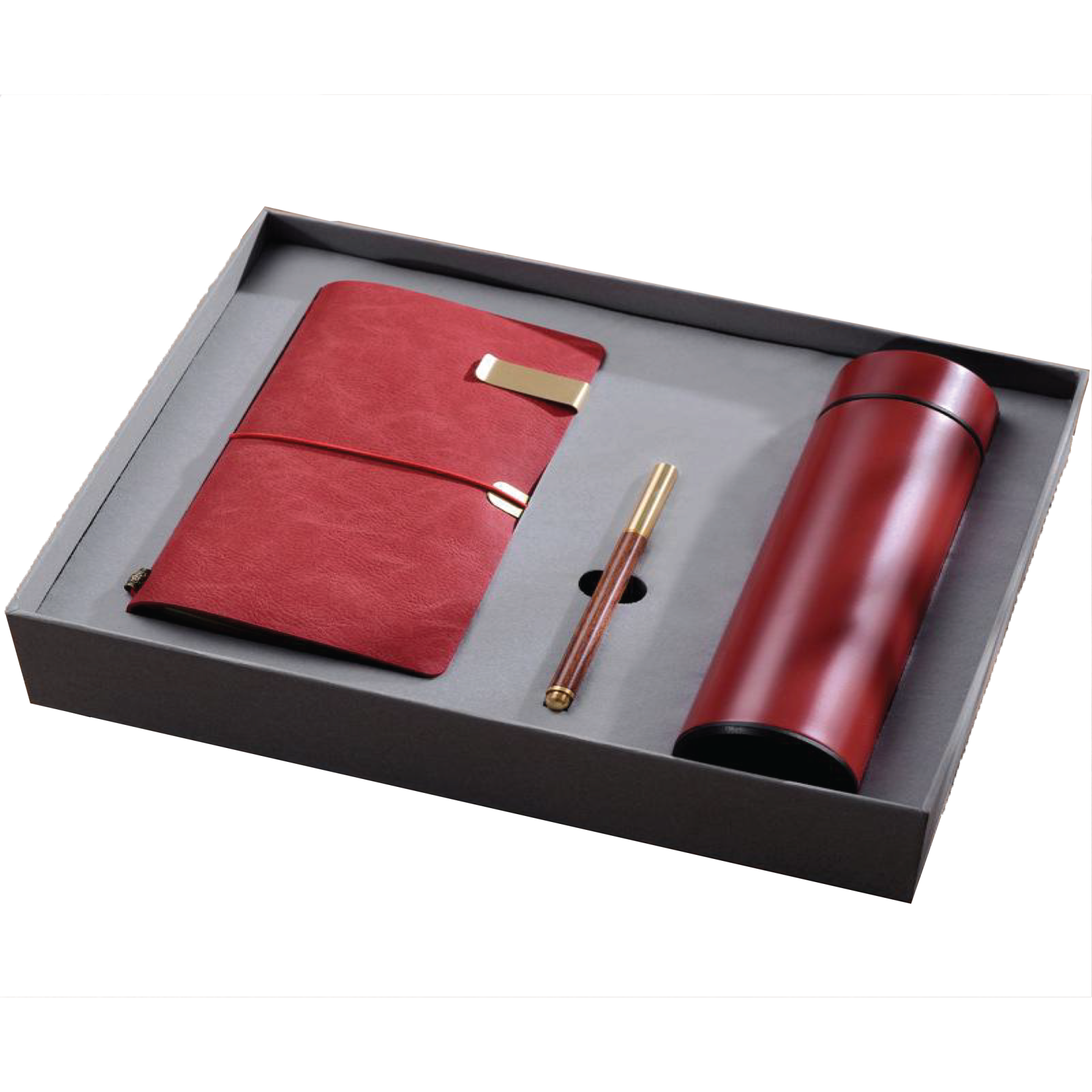 Gift Box 3 in 1 Notebook + Pen + Smart Thermos