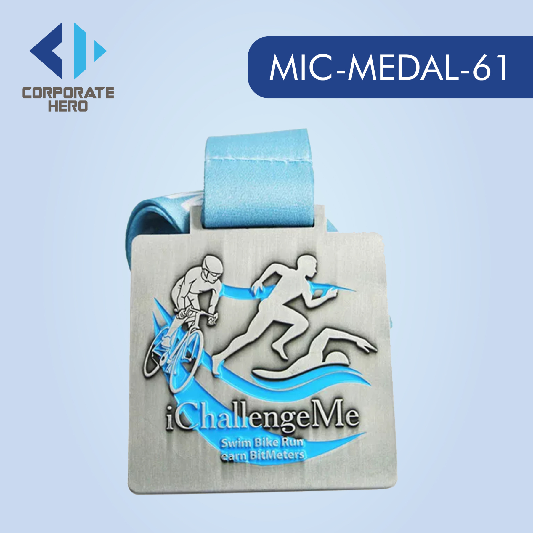 Swimming Triathlon Medal Custom Personalized