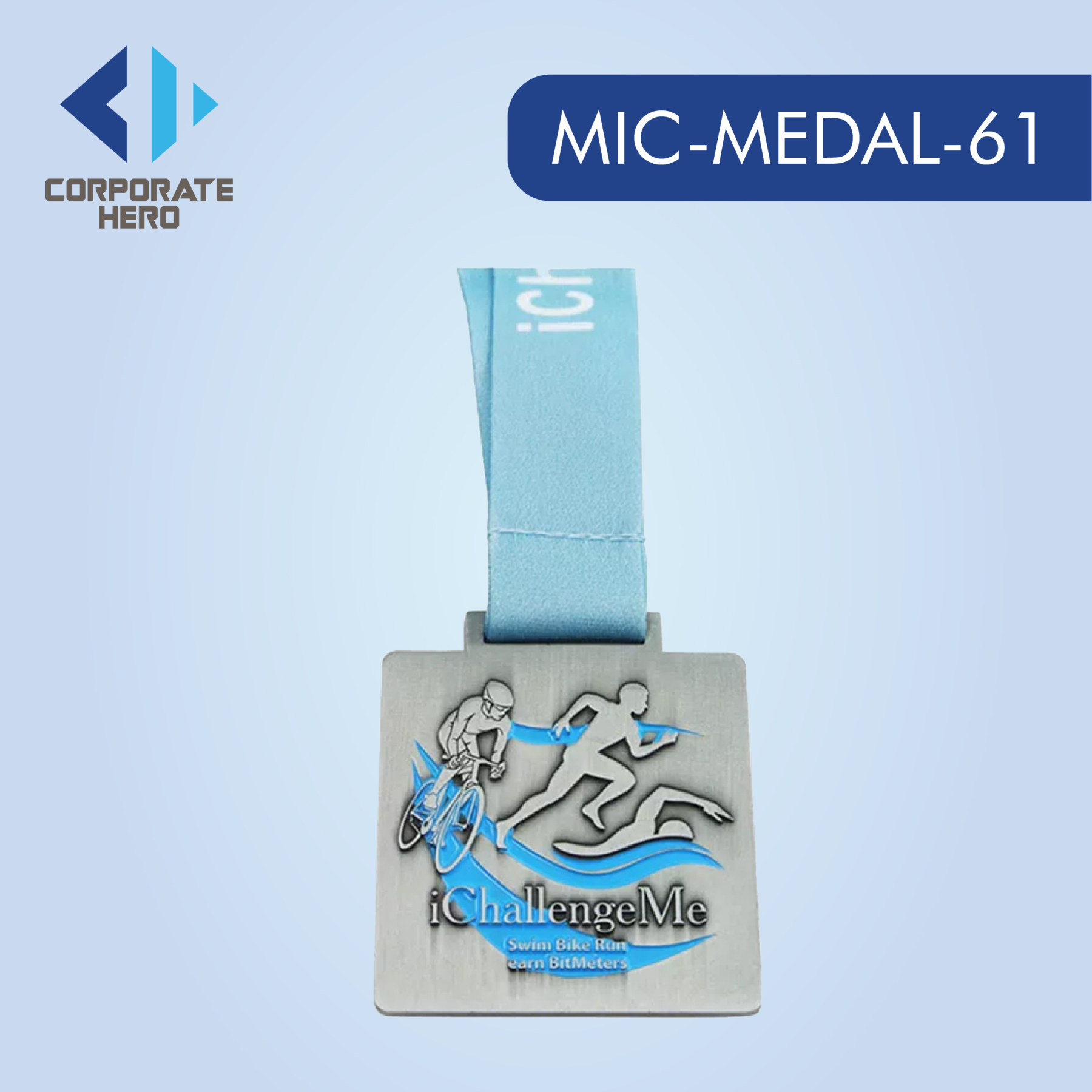 Swimming Triathlon Medal Custom Personalized