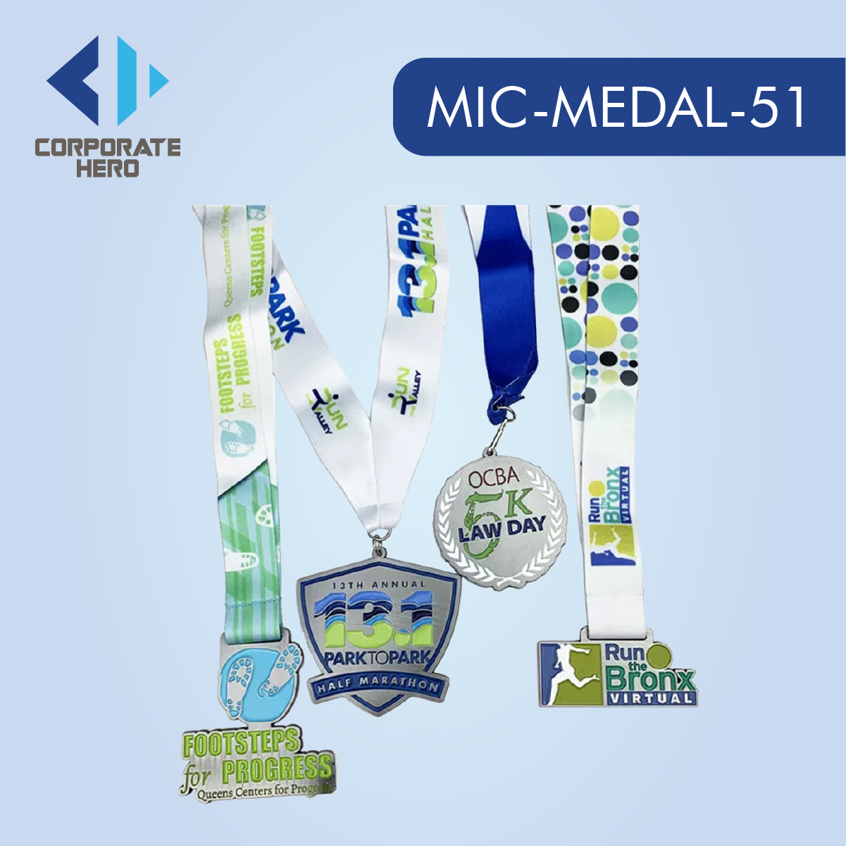 2021 Virtual Run Marathon Races Challenge Medal Custom Personalized
