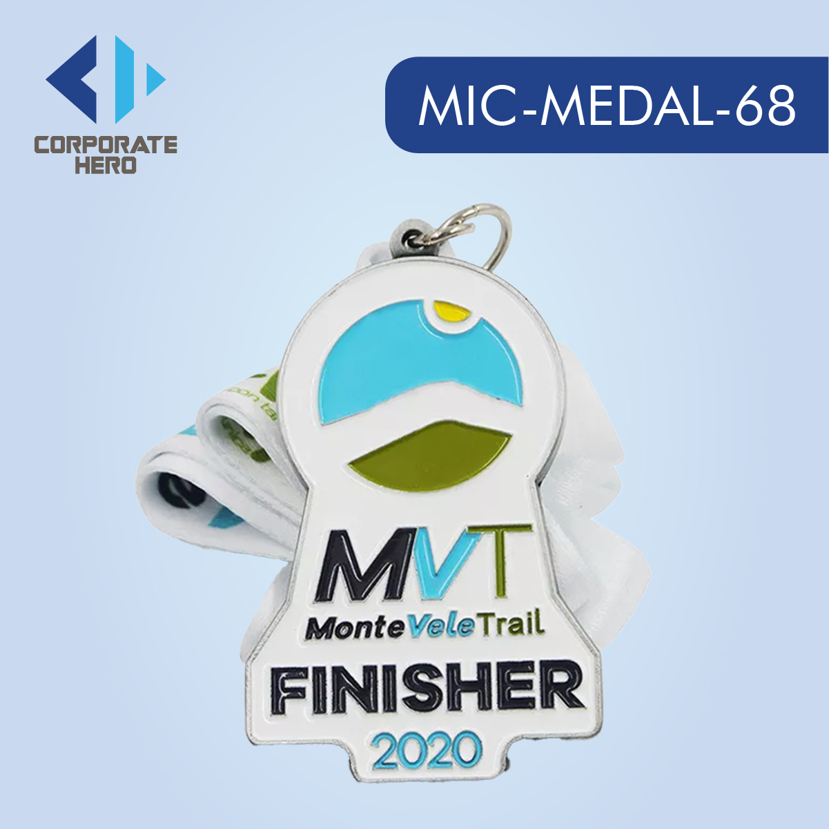 5K Track and Field Running Challenge Medal Custom Personalized