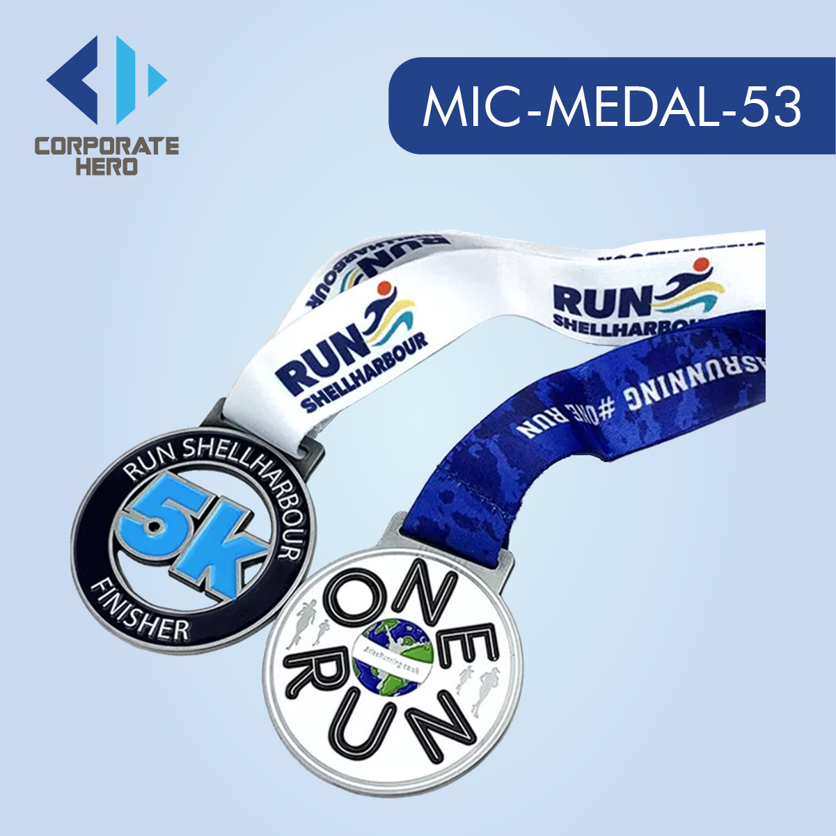 Half Marathon 5k Finisher Medal Custom Personalized
