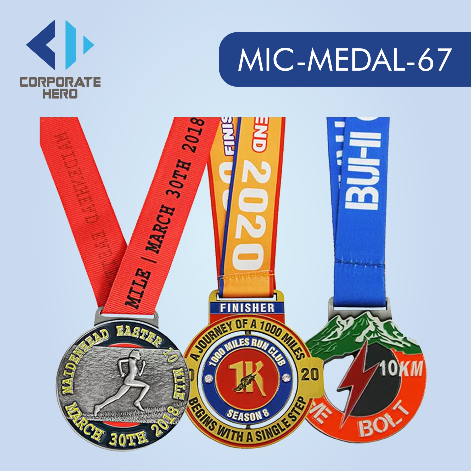 2021 Virtual 5k Runs Half Marathon Medal