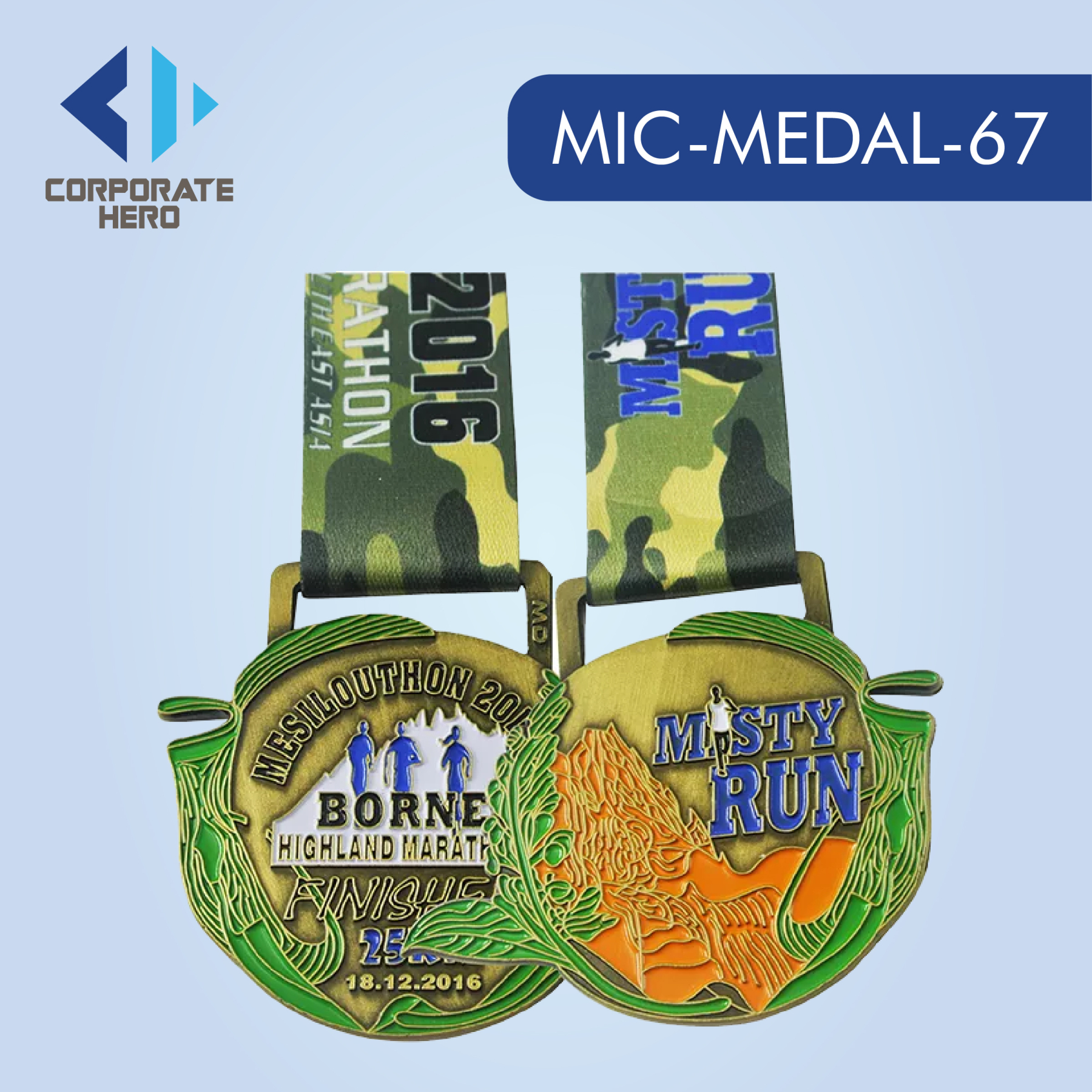 2021 Virtual 5k Runs Half Marathon Medal