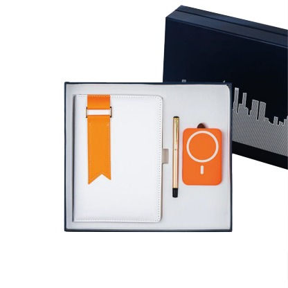 Gift Box 3 in 1 Notebook + Pen + Powerbank