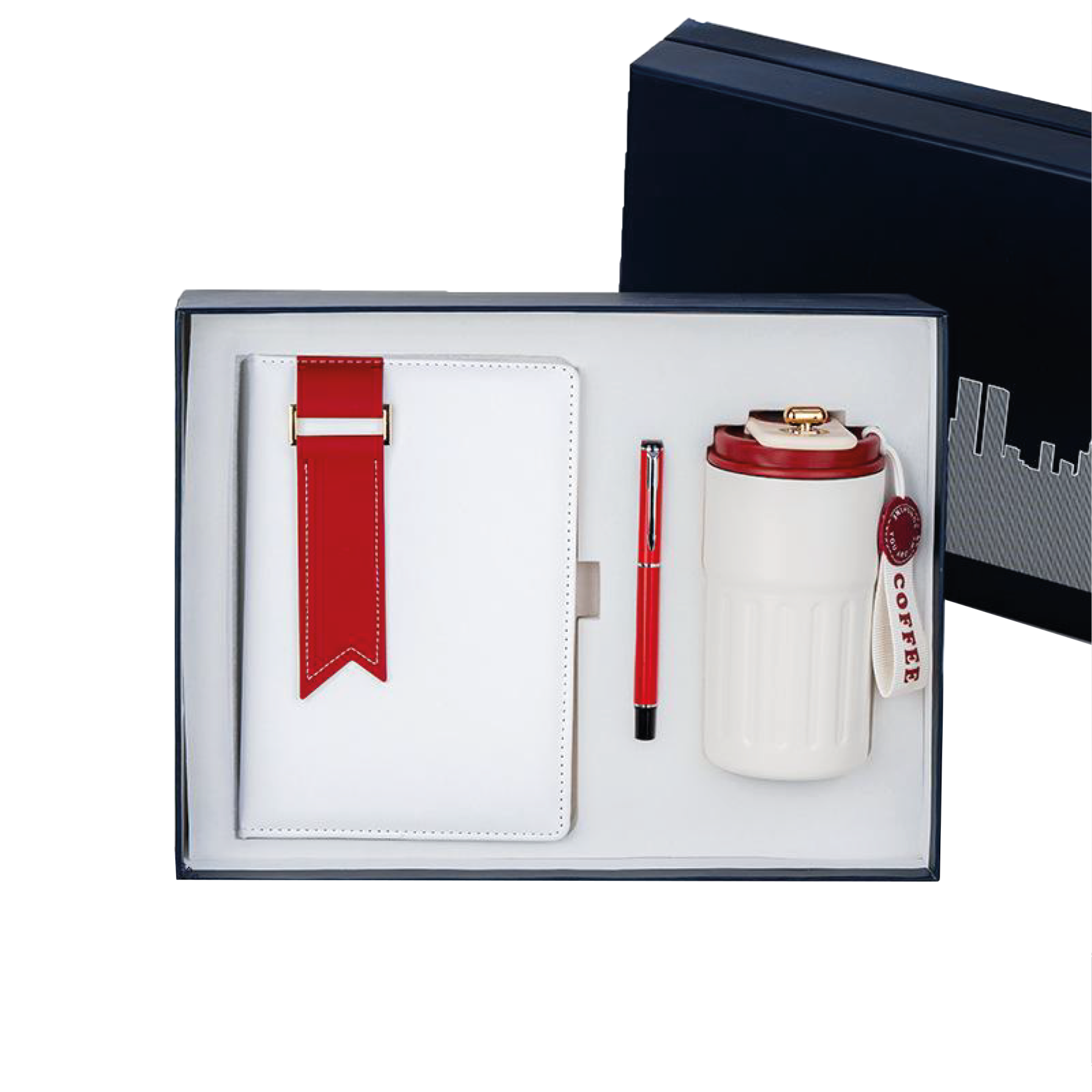 Gift Box 3 in 1 Notebook + Pen + Flask