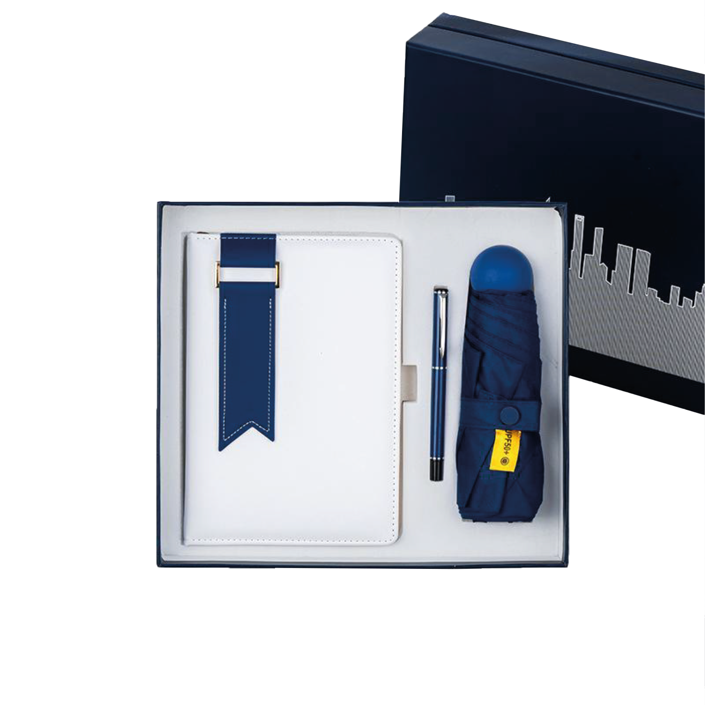 Gift Box 3 in 1 Notebook + Pen + Mini Umbrella