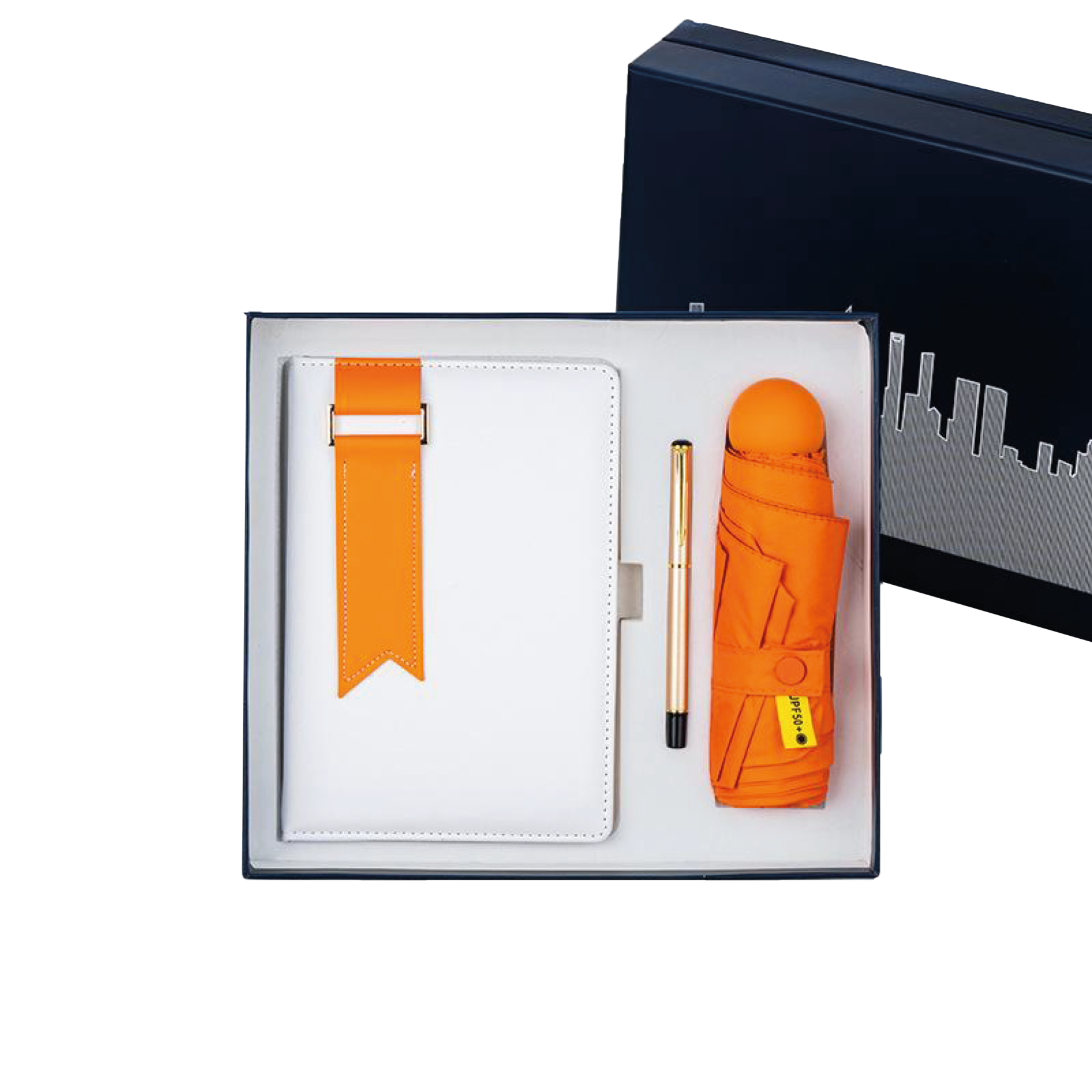 Gift Box 3 in 1 Notebook + Pen + Mini Umbrella