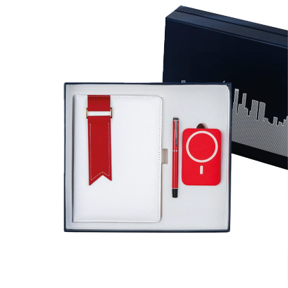 Gift Box 3 in 1 Notebook + Pen + Powerbank