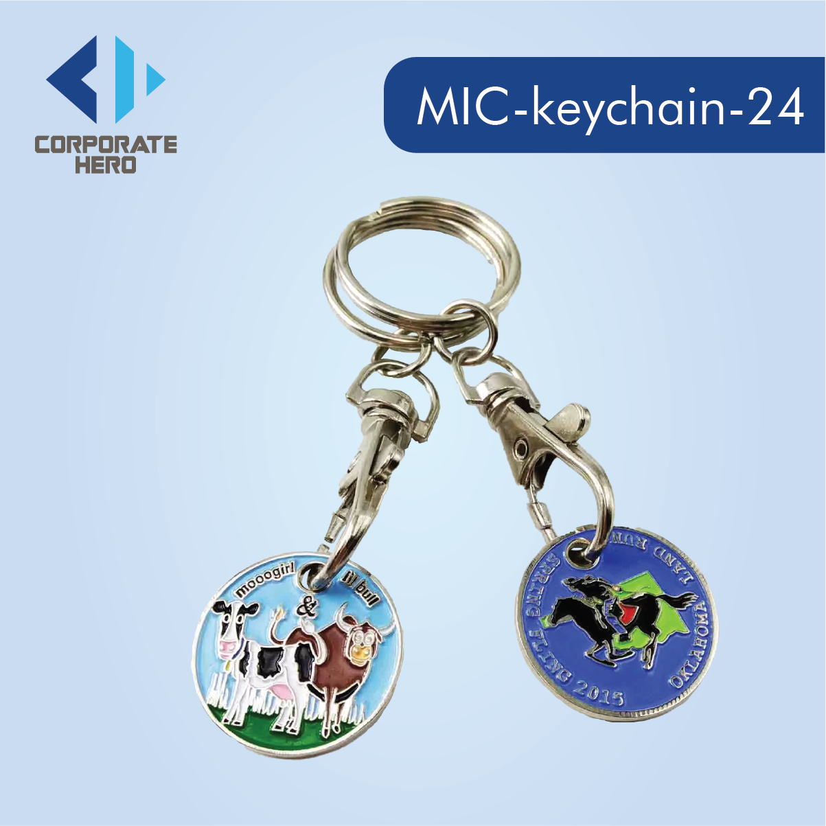 Metal Keychain With Logo Custom Personalized