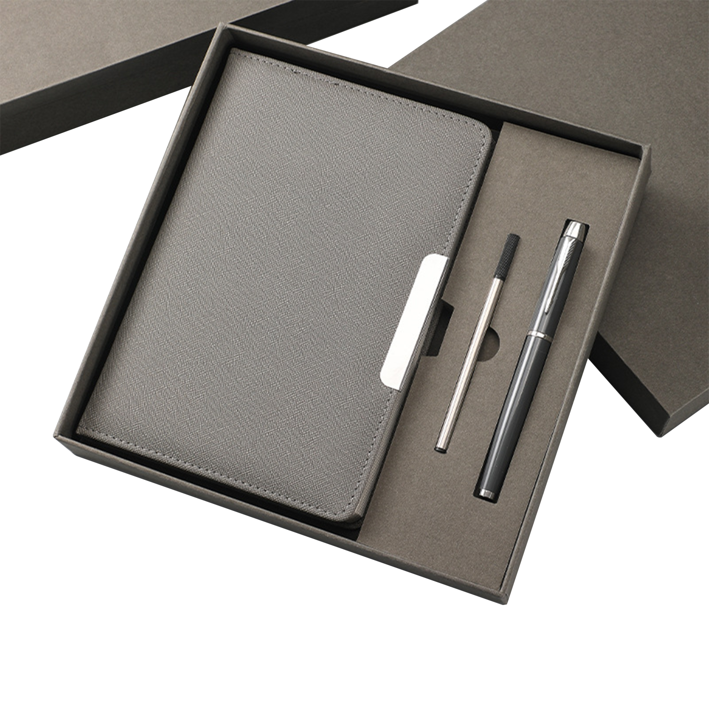 Gift Set 3 in 1 Notebook + Metal Pen + Pen Refil