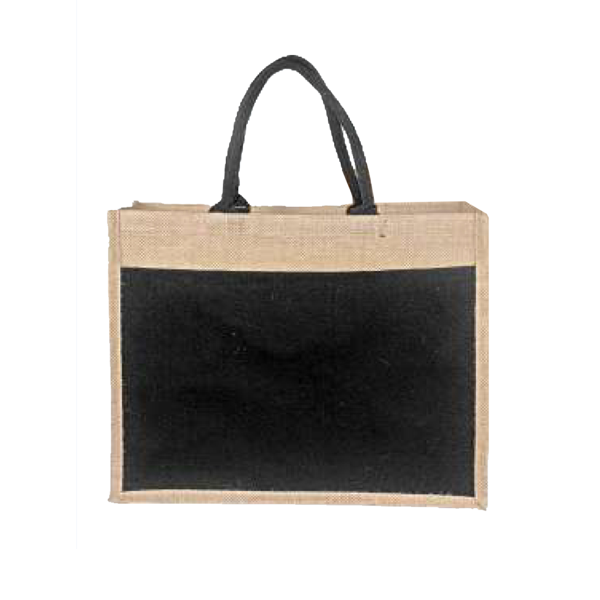 JUTE 240 Jute Bag with Canvas Compartment