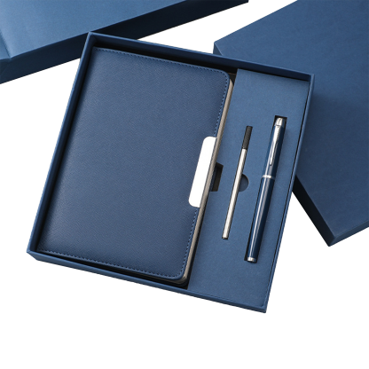 Gift Set 3 in 1 Notebook + Metal Pen + Pen Refil