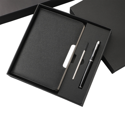 Gift Set 3 in 1 Notebook + Metal Pen + Pen Refil
