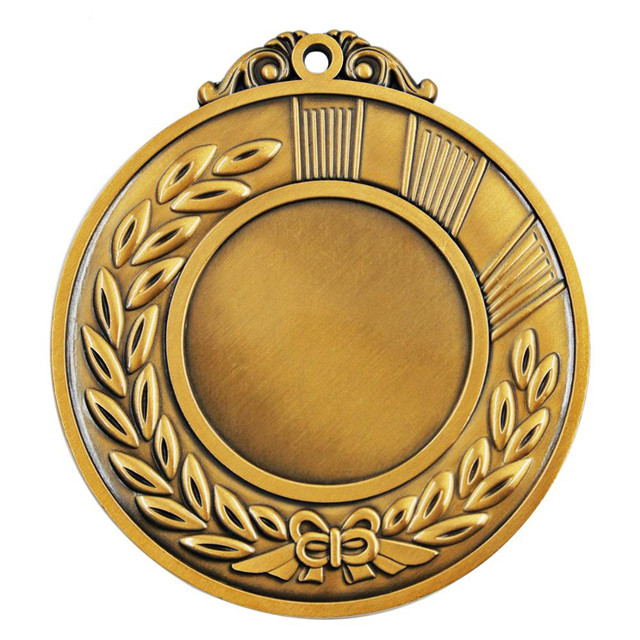 Gold Silver Copper Blank Medal Custom Personalized