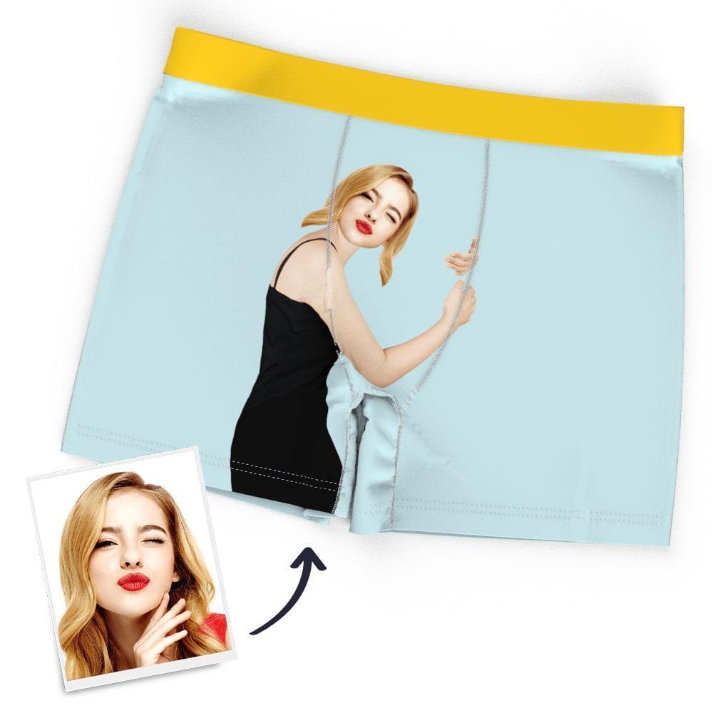 Custom Face Boxer Hug Body Men's Boxer Briefs Personalized Boxer Shorts - MyFacepajamasAU