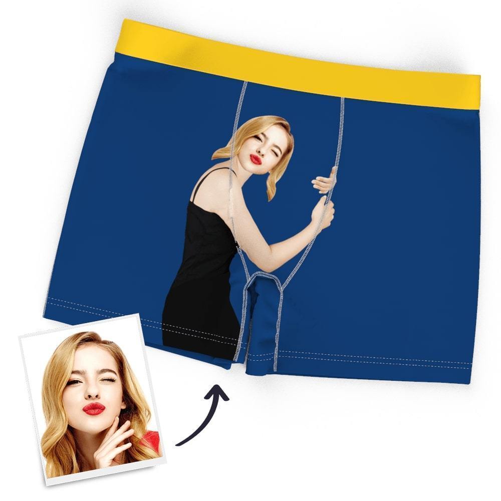 Custom Face Boxer Hug Body Men's Boxer Briefs Personalized Boxer Shorts - MyFacepajamasAU