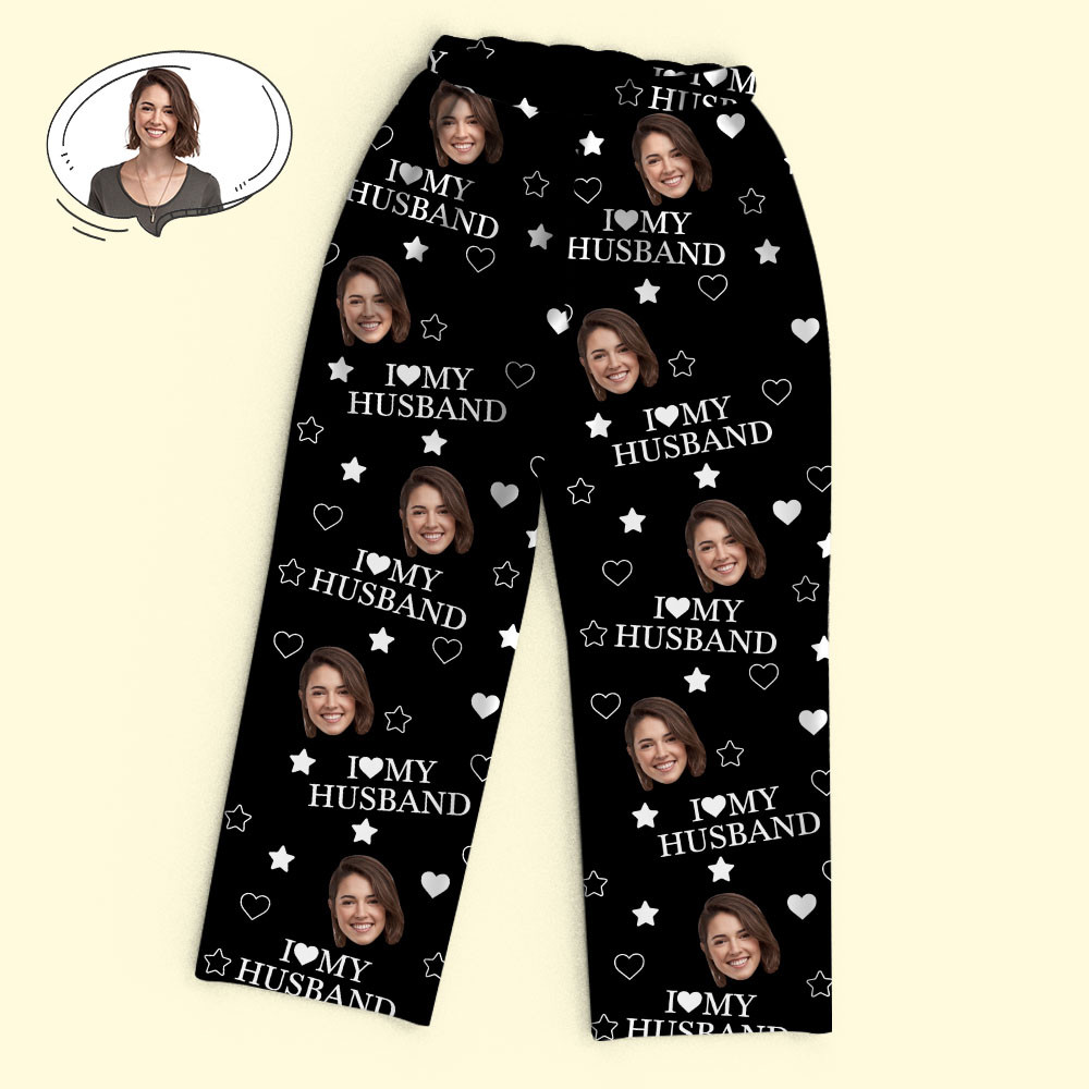 Custom Photo Every Day,I Love You More - Couple Personalized Custom Pajamas - Christmas Gift For Husband Wife,Anniversary