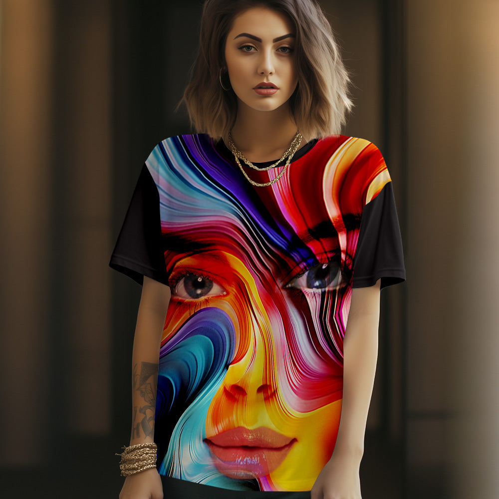 Custom Face T-shirt Personalised Photo T-shirt Gift For Women And Men Gifts for Girlfriend