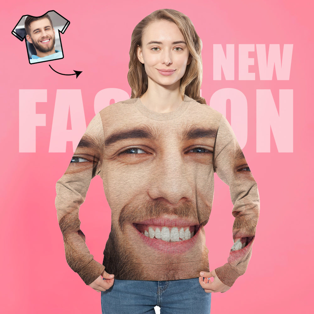 Face Hoodies Custom Sweatshirt Personalized Hoodies Cool Hoodie Designs for Gift - MyFacepajamasAU