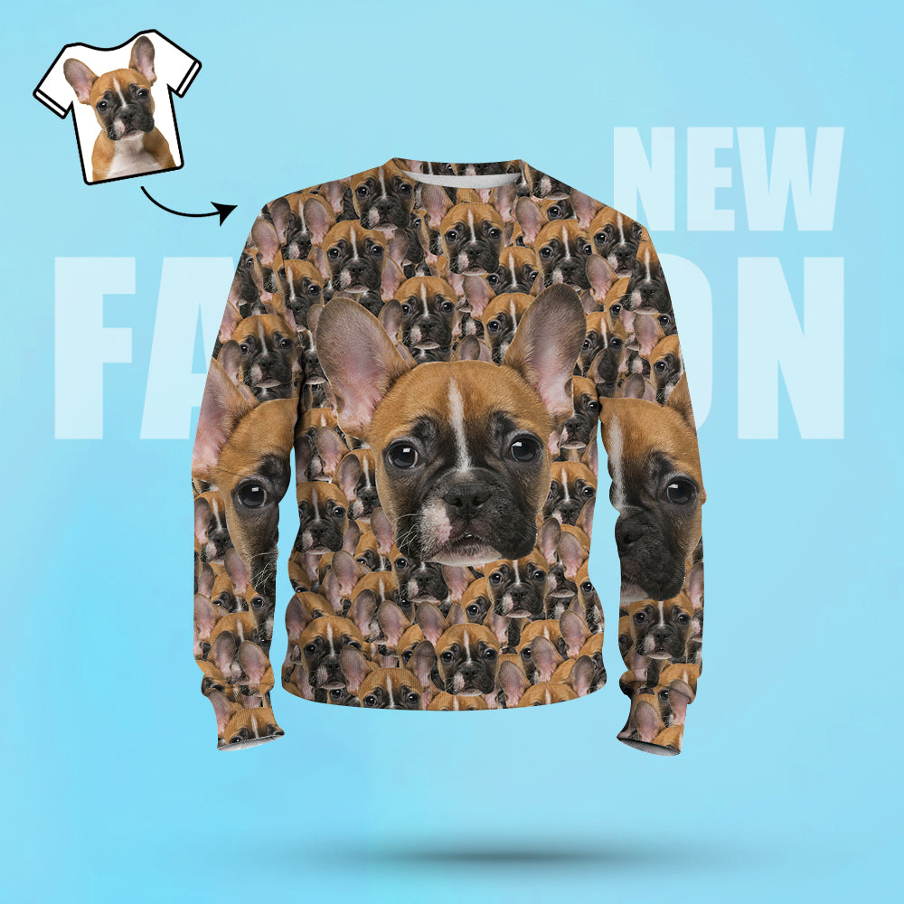 Custom Smash Face Hoodies Personalized Sweatshirt Design Your Own Hoodie - MyFacepajamasAU