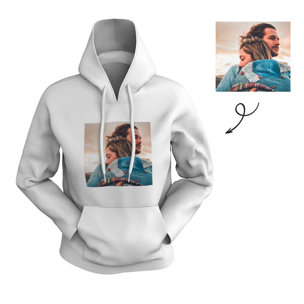 Custom Men's Hoodie Back Photo - MyFacepajamasAU