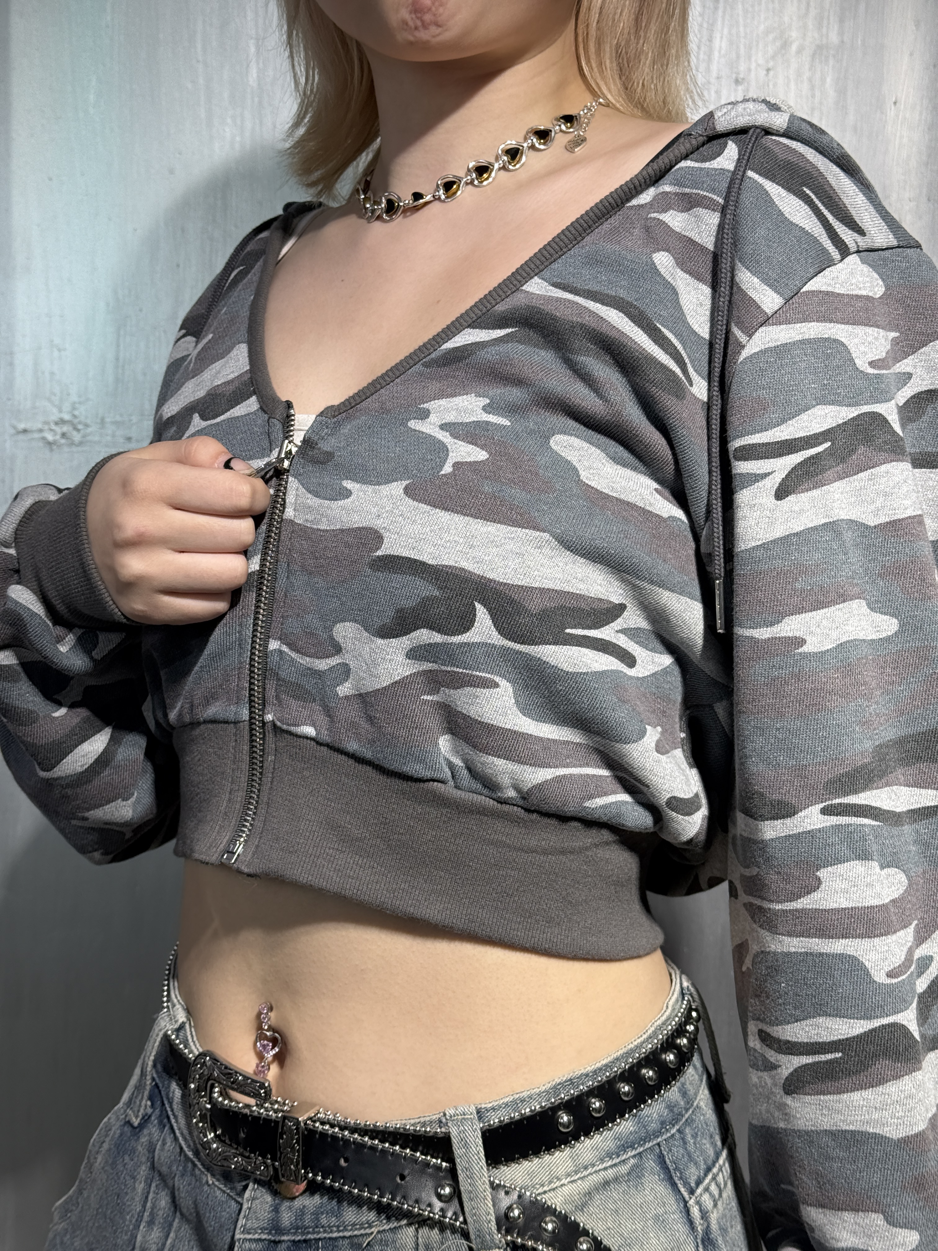 「 ✦CAMO CROP JACKET✦ 」