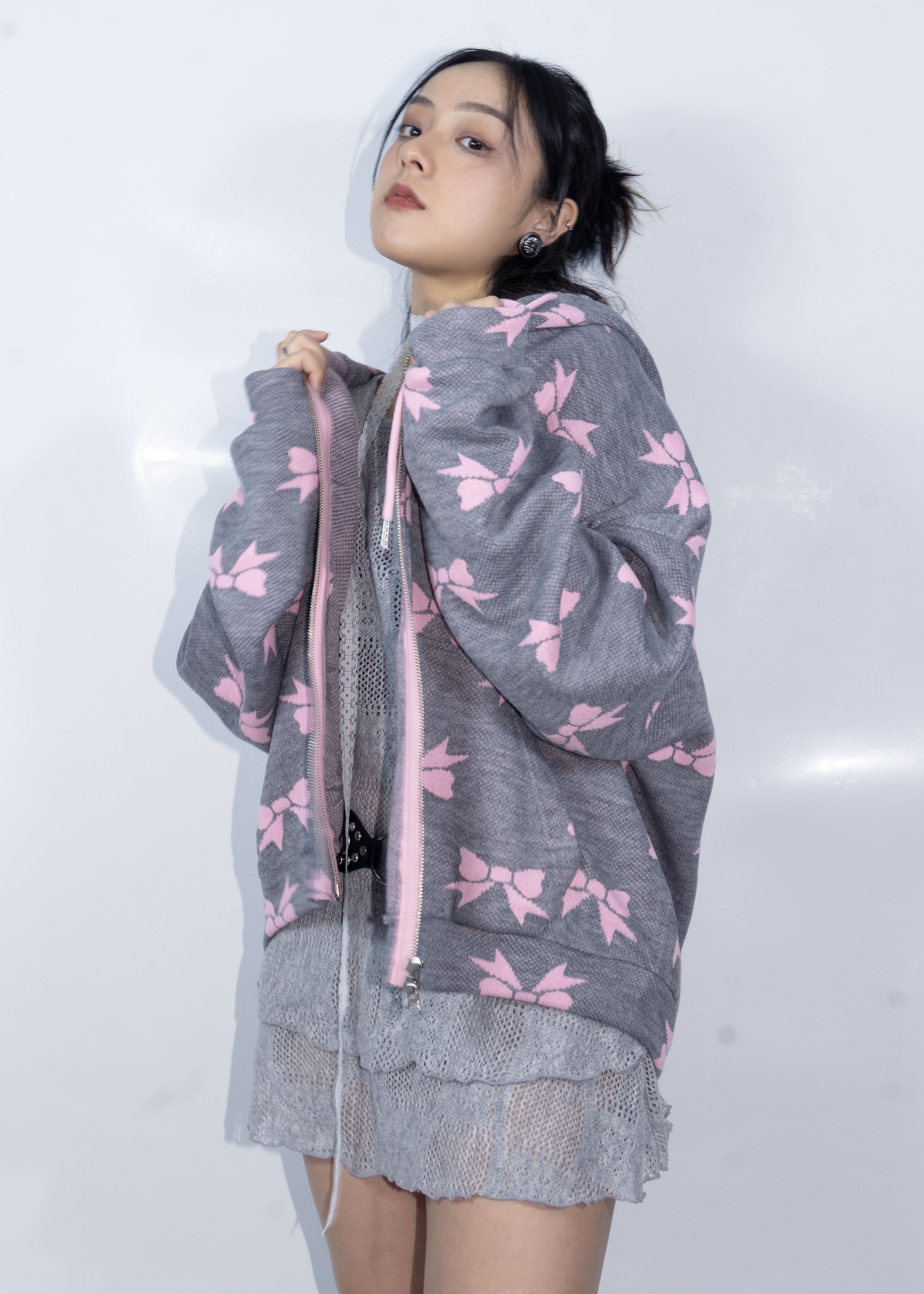 Y2K Ribbon Casual Jacket