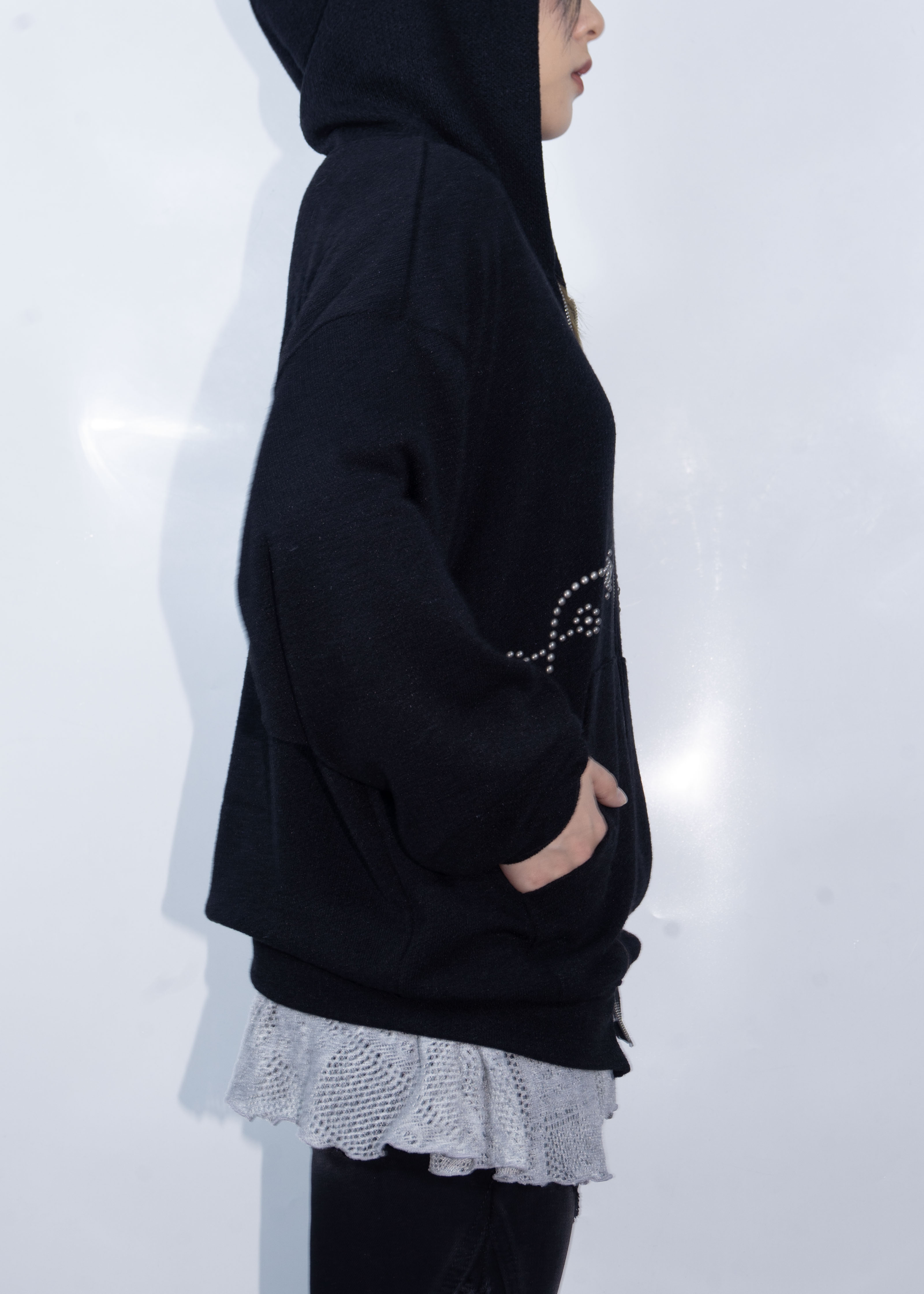 Plain Y2K Zipper Jacket