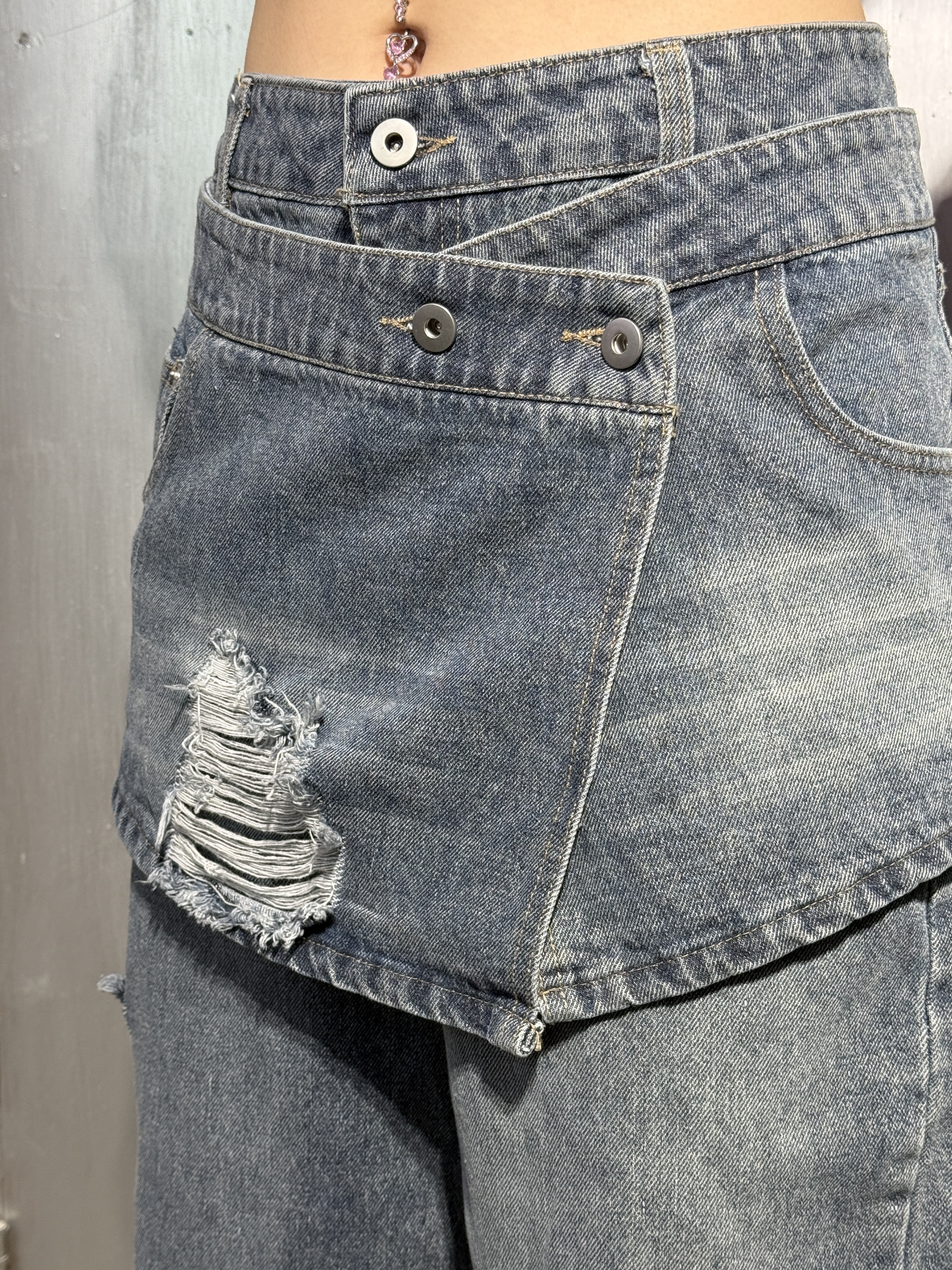 「 ✦LAYERING Y2K JEANS✦ 」