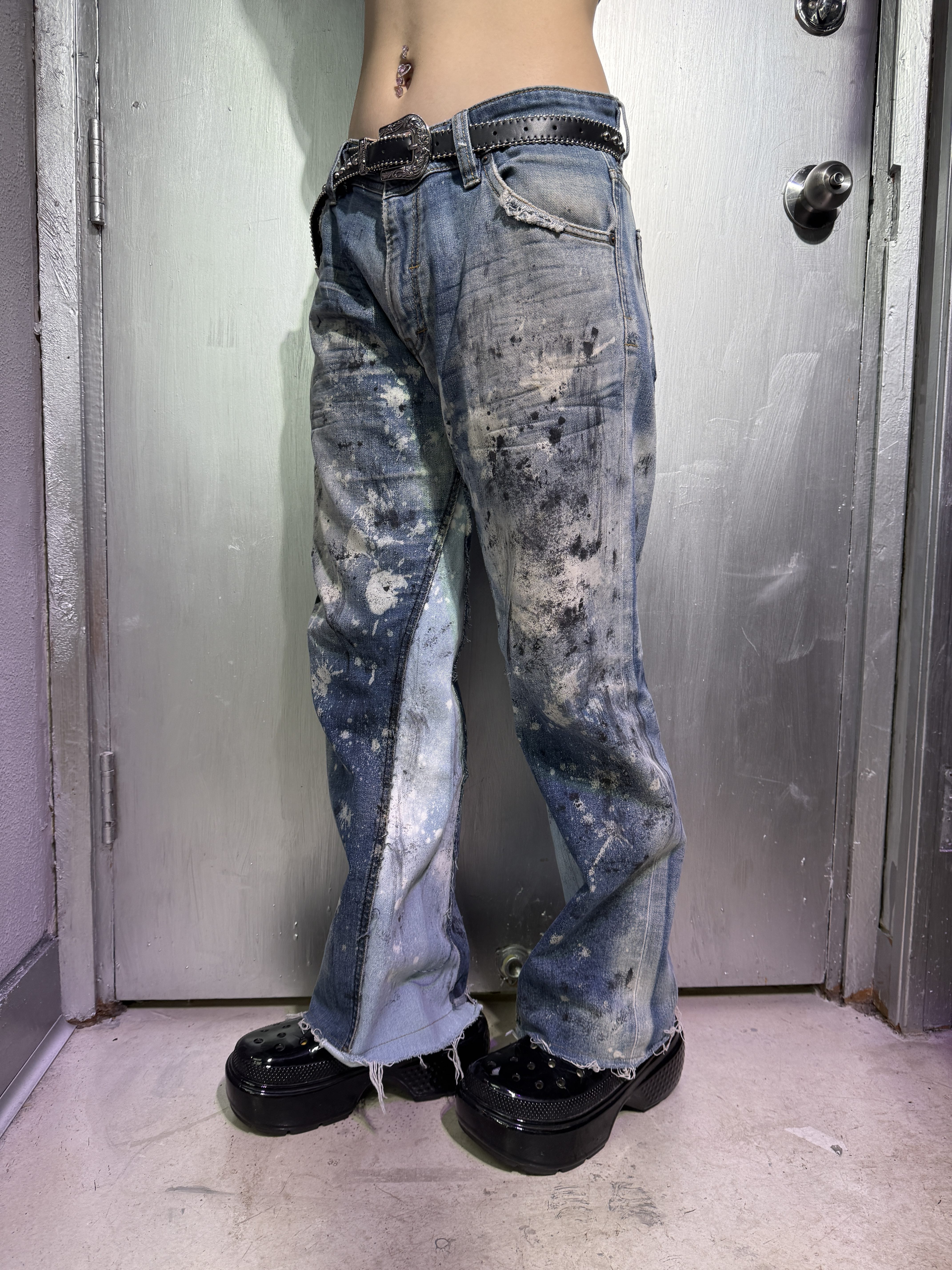 VTG COLOR SKINNY JEANS