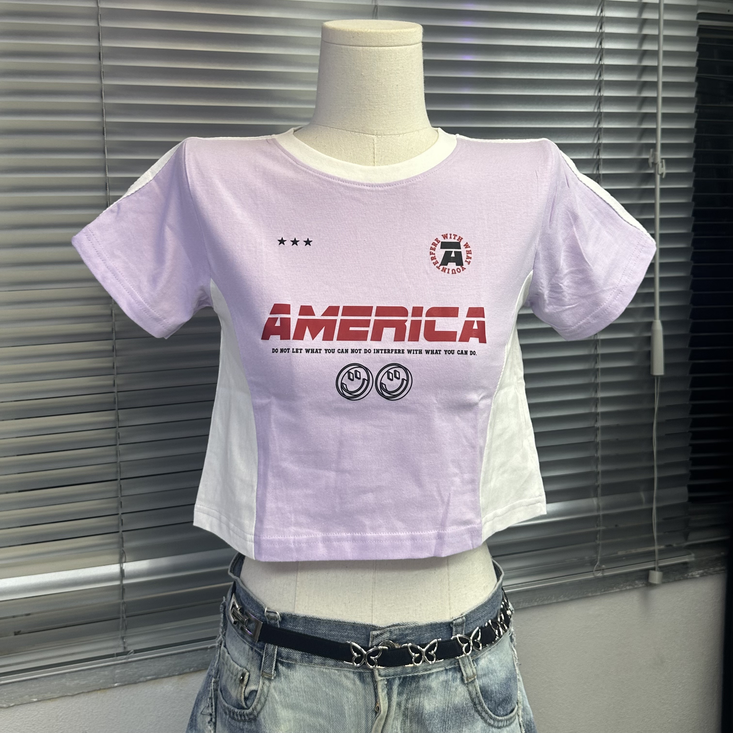 THAI DESIGH PRINT CROP TOP