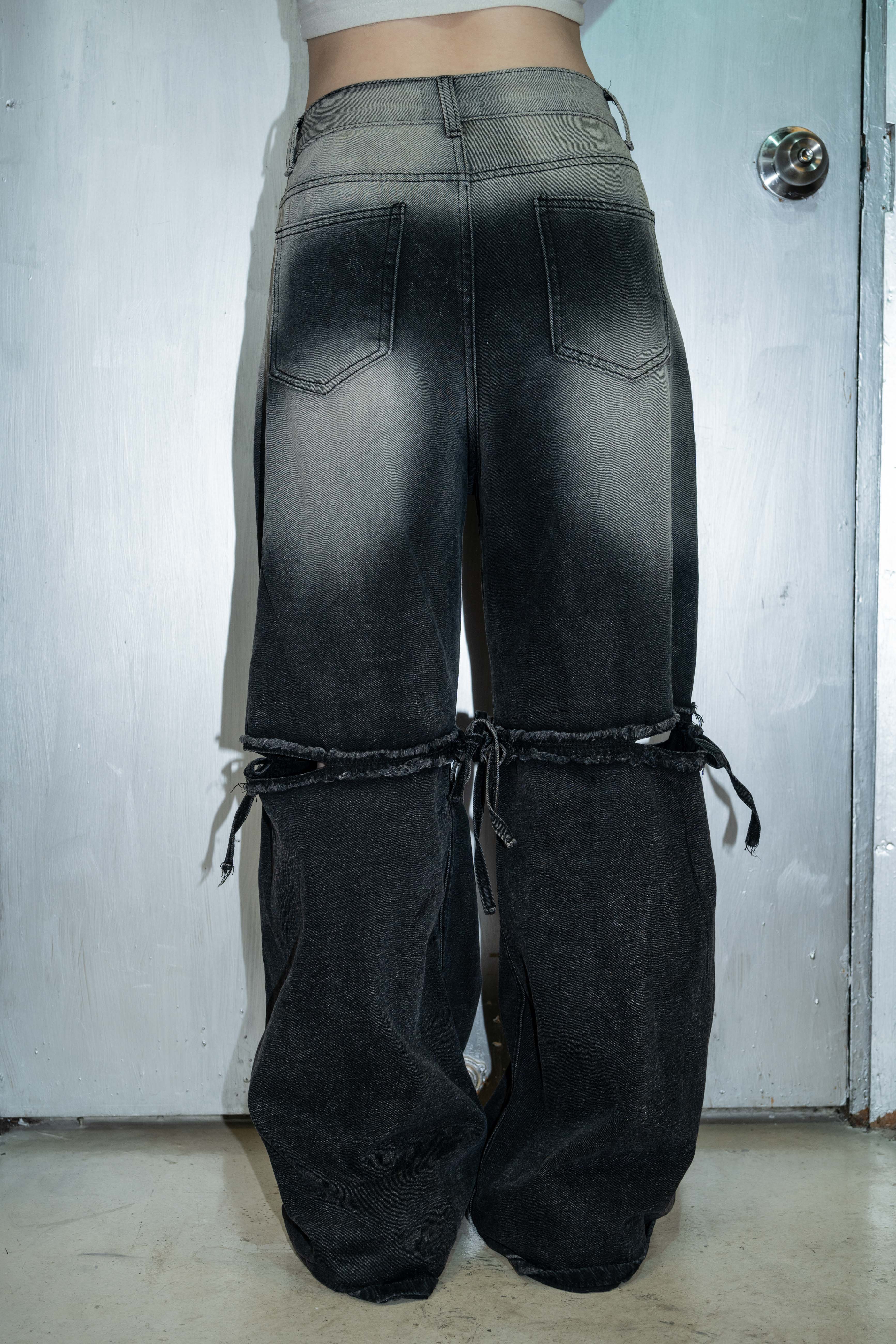 「 ✦RIBBON N LINE IN JEANS✦ 」